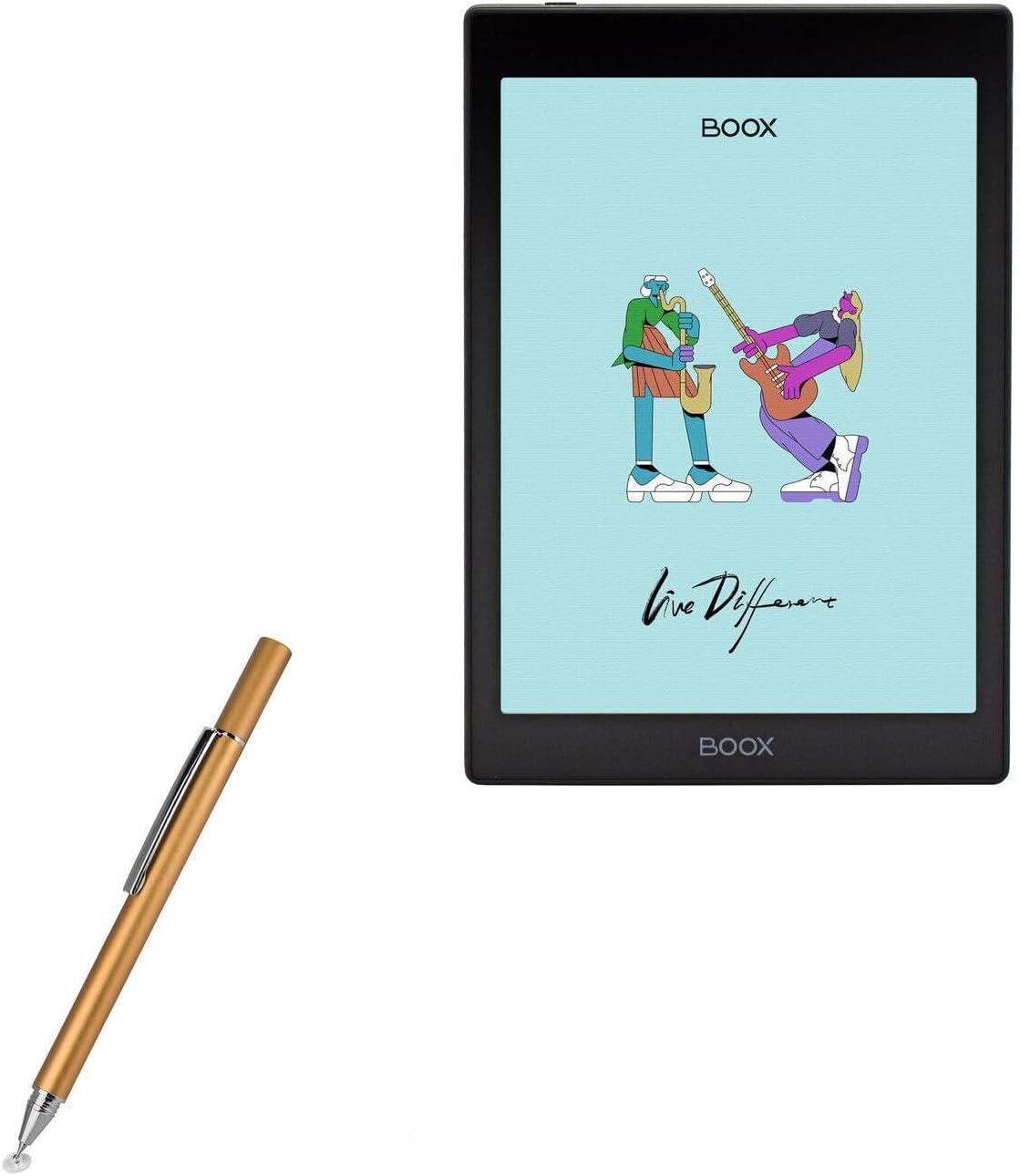 BoxWave Stylus Pen Compatible with Onyx BOOX Nova Air C - FineTouch Capacitive Stylus, Super Precise Stylus Pen - Champagne Gold