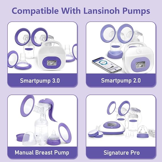6PC Duckbill Valves Compatible with Lansinoh Pumps Parts and Hand Pump, Replacement for Signature Pro Smartpump Manual Pump, for Lansinoh Breast Pumps Valves Accessories