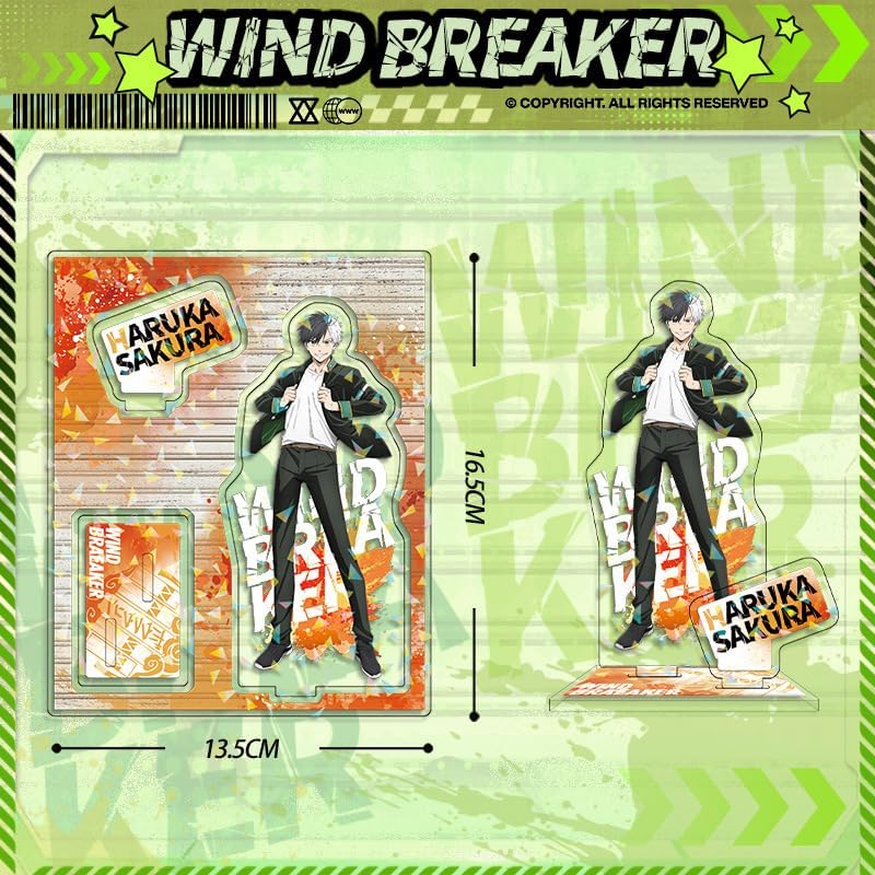 ウィンドブレイカー ソロカットアクリルスタンド コンプリート ウィンドブレイカー ソロカットアクリルスタンド コンプリート