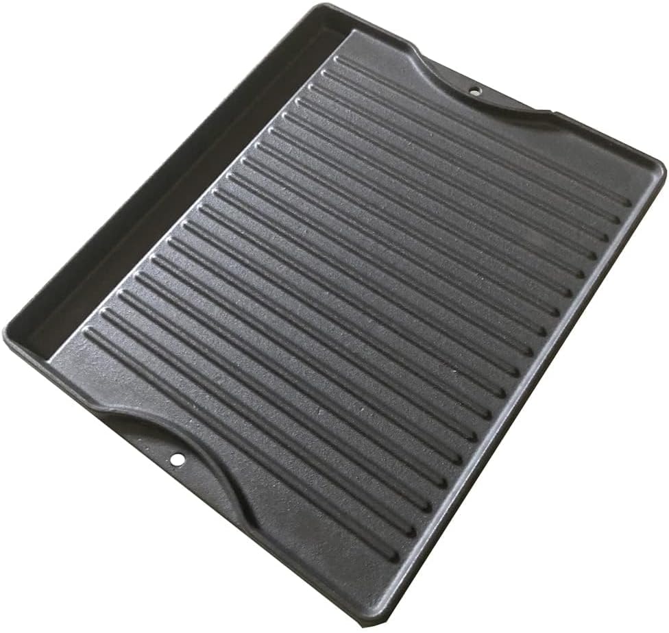CA124B (1-Pack) 17.48x12.48 inches Cast Iron Griddle for Broil King Baron 320, 340, 420, 440, 490, Huntington 2122-64 2122-67 6020-54 6020-57 6020-64 6020-67 6023-89, Sterling 5020-54