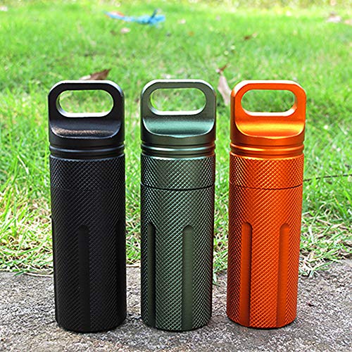 Garrafa, Andoer 3 unidades de frasco de pílulas para uso externo à prova d'água caixa de pílula de