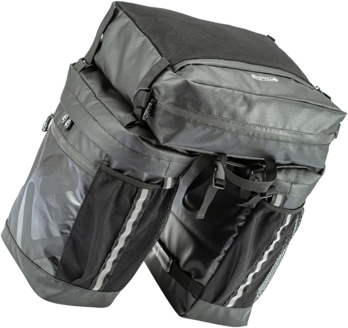 Mikikit Bicycles Rear Carry Bag Travel Bag Saddle for Bike Reflective Design Riding