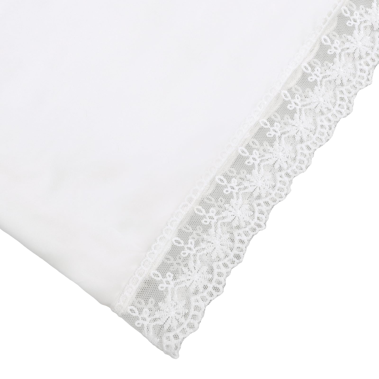 OhMill Voile d'église en dentelle blanche Mantilla Couvre-tête pour femme catholique