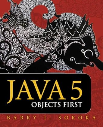 Java 5: Objects First: 9780763737207: Computer Science Books @ Amazon.com