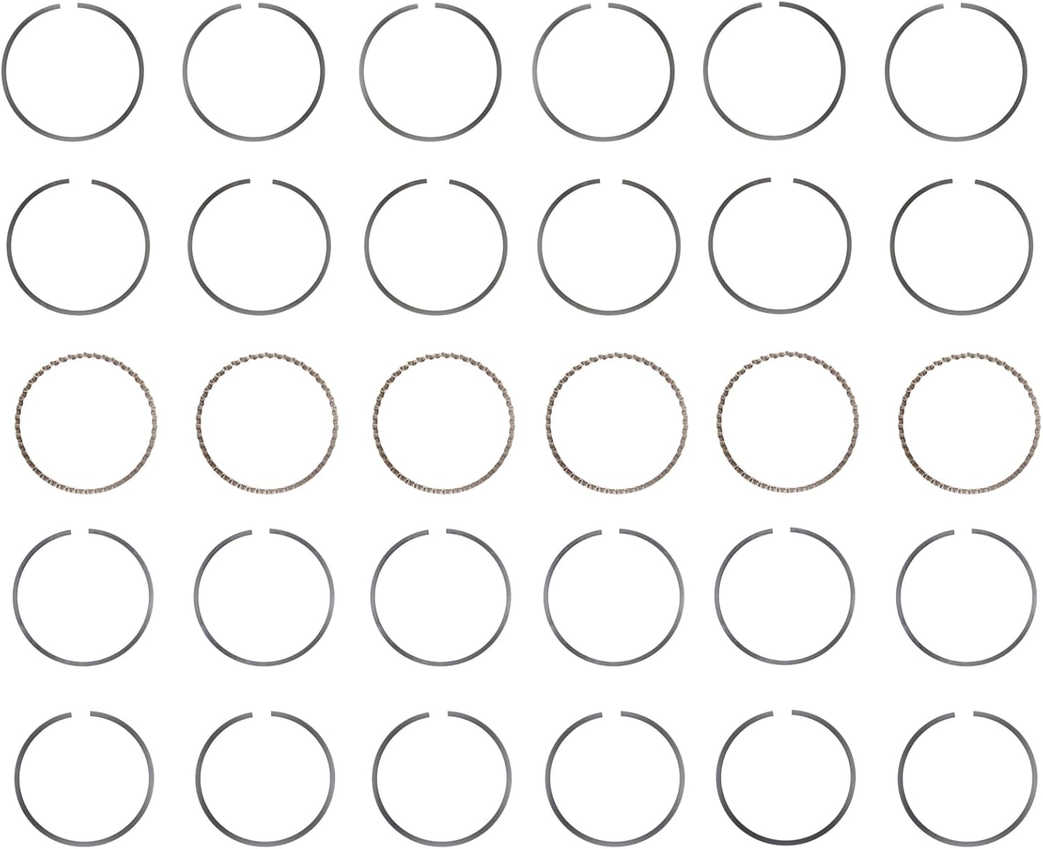 LowPricedAutoParts Engine Re-Ring Kit for 2009-2010 Dodge Chrysler 3.3L 201 V6 - Premium Rings Standard Size, Full Gasket Set, Bearings