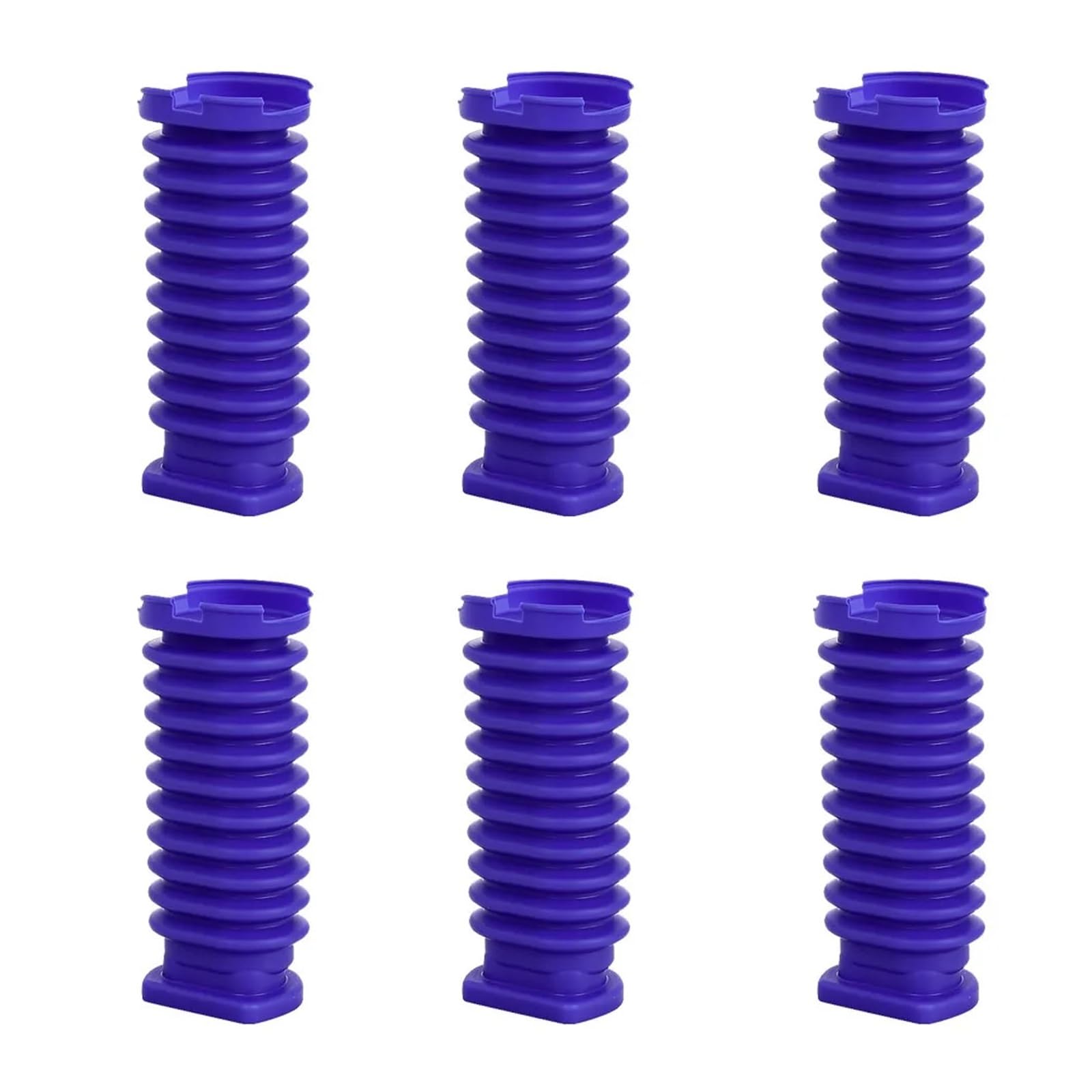 EEZII Blue Hose Replacement，Compatible For Dyson， V8 Slim/V10 Slim/V12 Slim/V15 Slim/SV18/SV20/SV10K Vacuum Cleaner Accessories(6pcs)