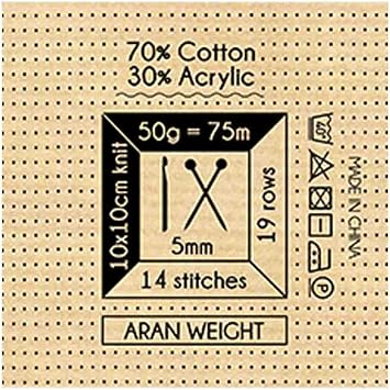 Scheepjes Stone Washed XL Yarn, 50g, Moon Stone, Cotton-Acrylic Blend