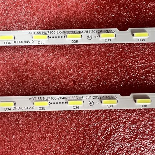 KANGH LED-bakgrundsbelysning för TV UE55RU7020W & fler (10st)