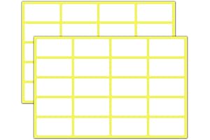 500 Blank Pill Box Labels: Write-On, Self-Adhesive, Ideal for Medication Organization