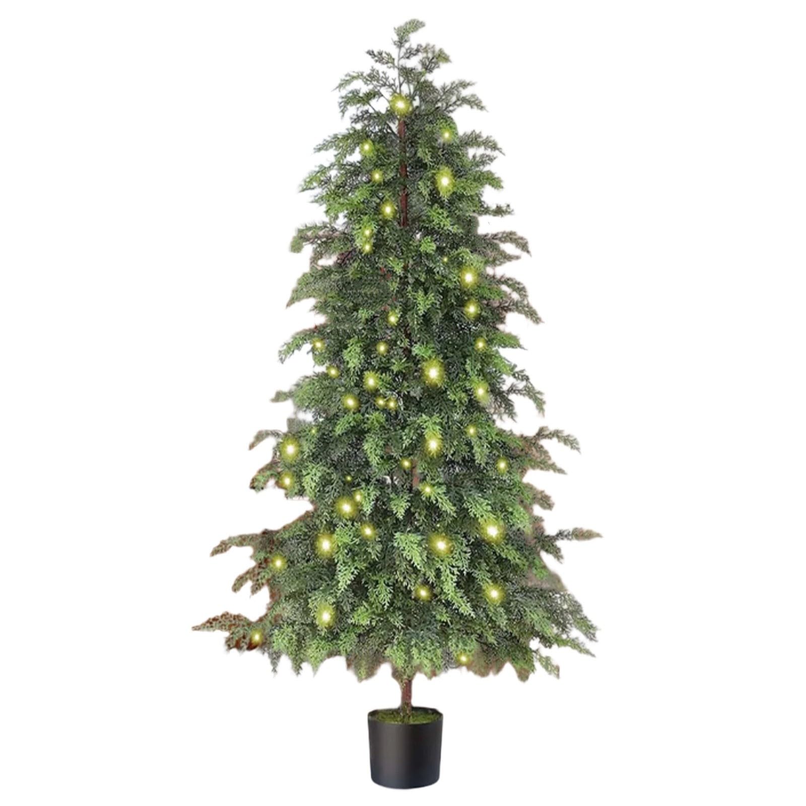Generisch 2026 Plante en pot lumineuse de 90 cm pour intérieur et extérieur, pour véranda, vert, 90 cm