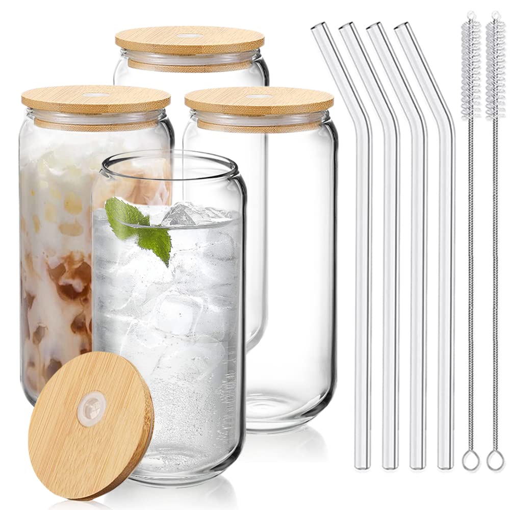 Verdenu 4 Pcs Glass Cups Set