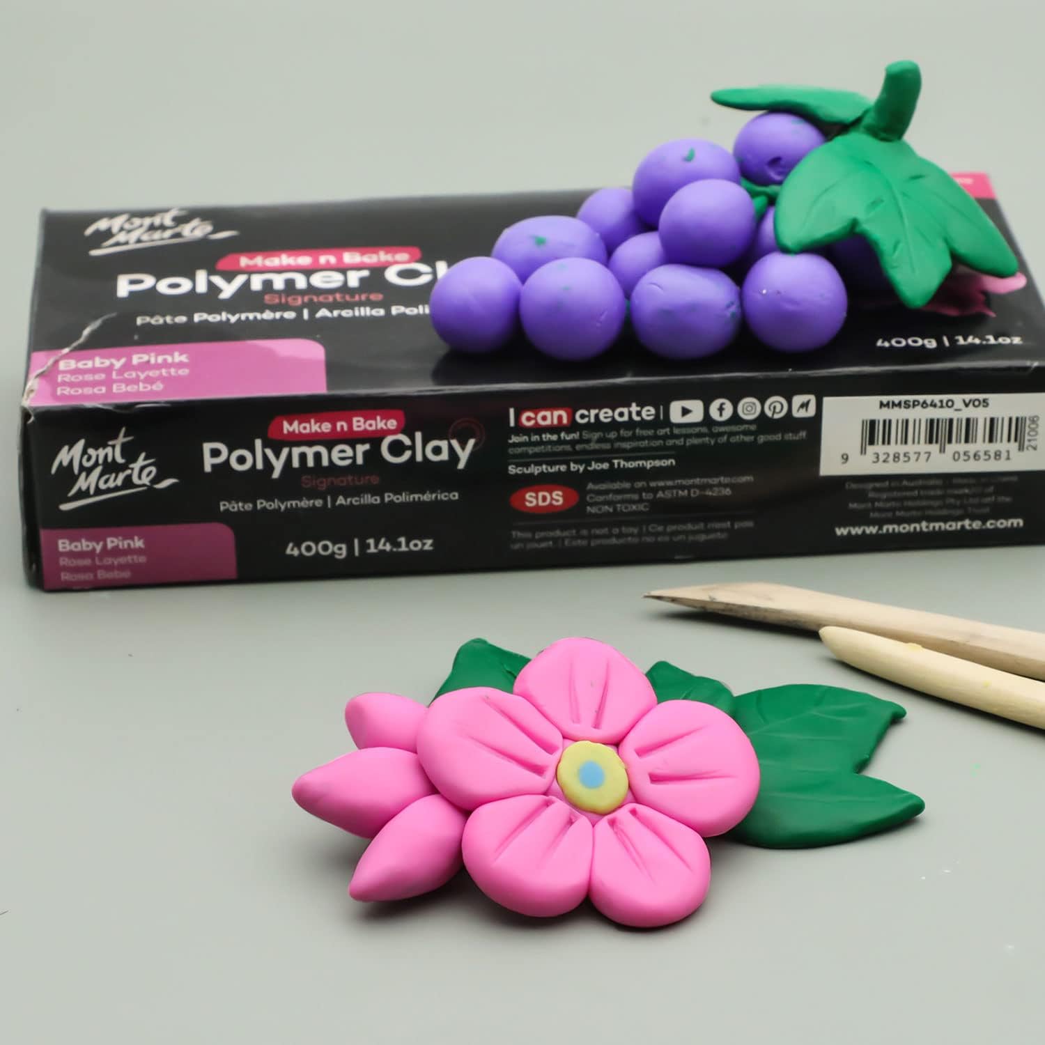 Polymer Clay Umber Mont Marte Make N Bake - Hillcrest Art Supplies