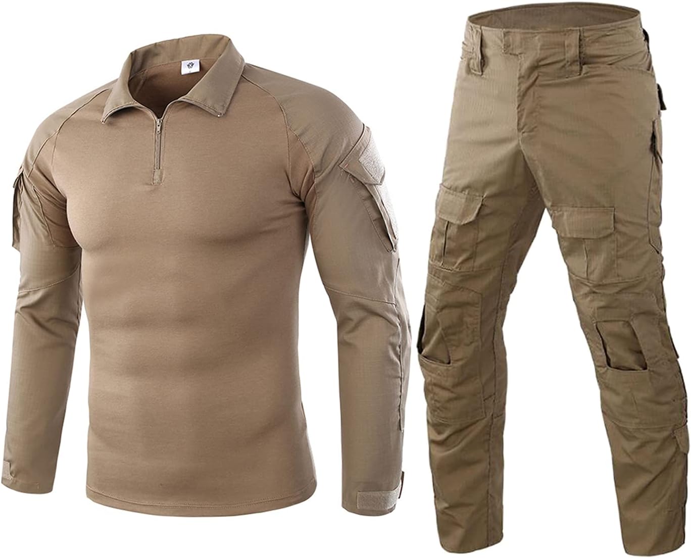 Ademend Multi-pocket Duty Combat Uniform BDU Camo Pak Jacht Paintball Airsoft Lange Mouwen Shirts & Broek Ademend Multi-pocket Duty Combat Uniform BDU Camo Pak Jacht Paintball Airsoft Lange Mouwen Shirts & Broek