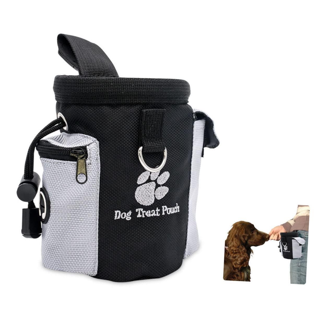 Housoutil 3stücke Hundetraining Bauchtasche Mit Kordelzug Robuste Und Praktische Gürteltasche Für Hundeleckerlis Spielzeug Und Kotbeutel Für Training Und