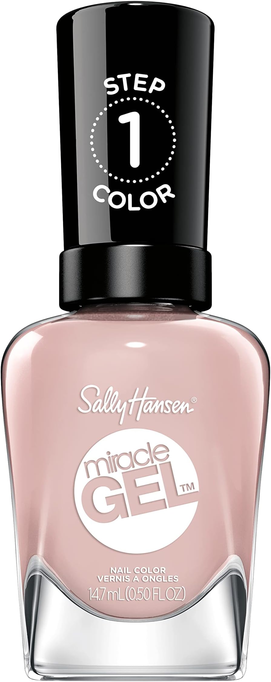 Miracle Gel Salon Quality Nail Polish | Gel-Like Formula, Two-Step System, No UV Light Needed, Long Lasting | Opaque, Glossy | 237 Sweet-er Weather | Nude Pink Nail Color