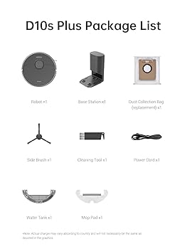 DREAME D10s Plus Robot Vacuum and Mop - Advanced Cleaning Power