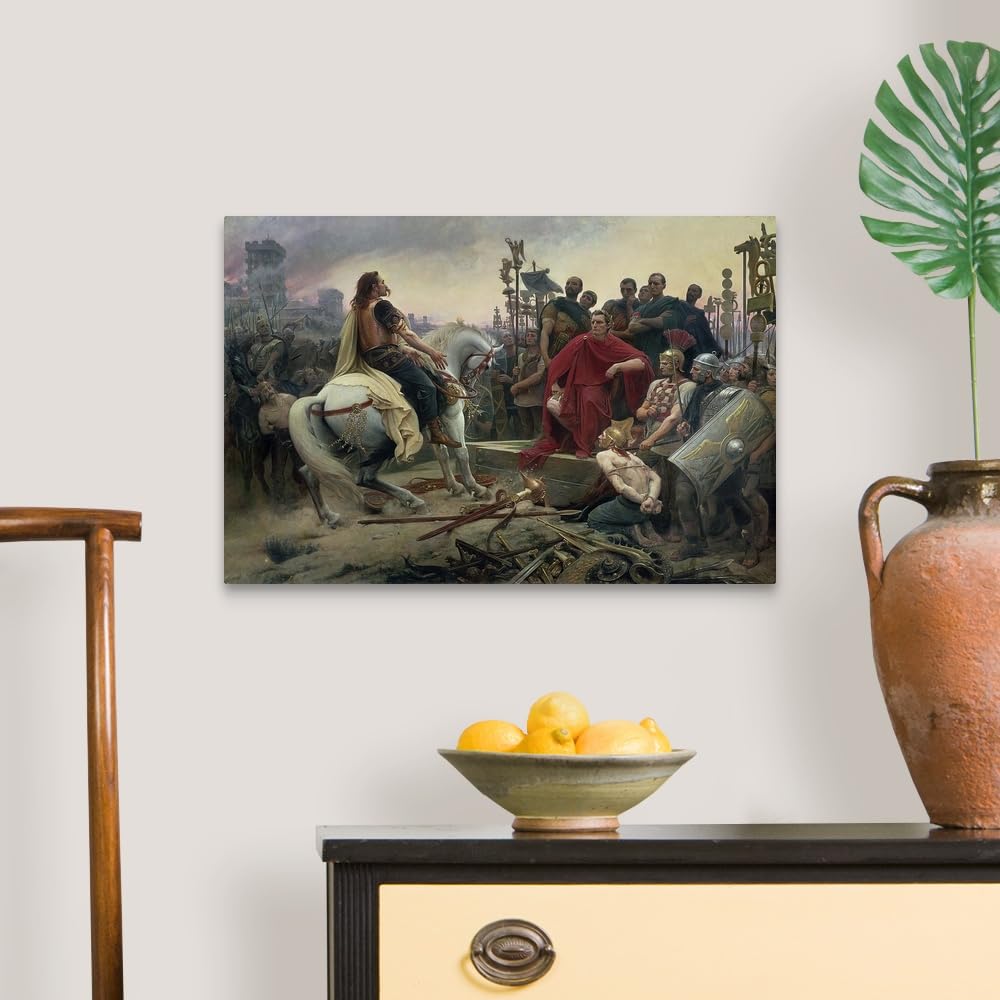 Amazon.com: CANVAS ON DEMAND Vercingetorix Throws Down His Arms At