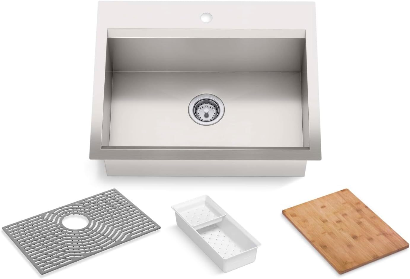 Kohler K200604NA Verse 33" x 22" Dropin Single Bowl Kitchen Sink