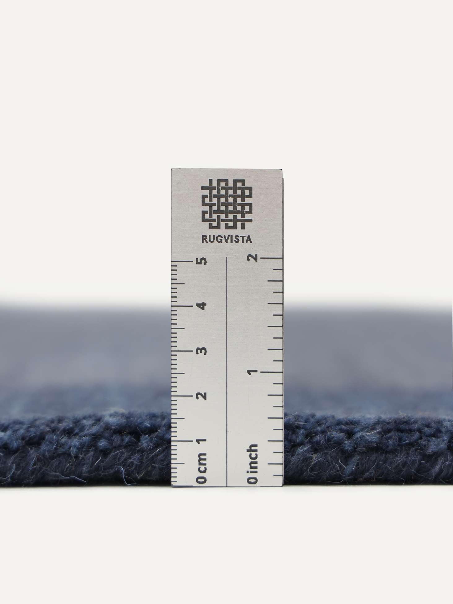 RugVista Handloom Frame Alfombra, 200 x 300 cm, Oscuro Azul | Rectangular, Pelo medio, Limpieza en seco