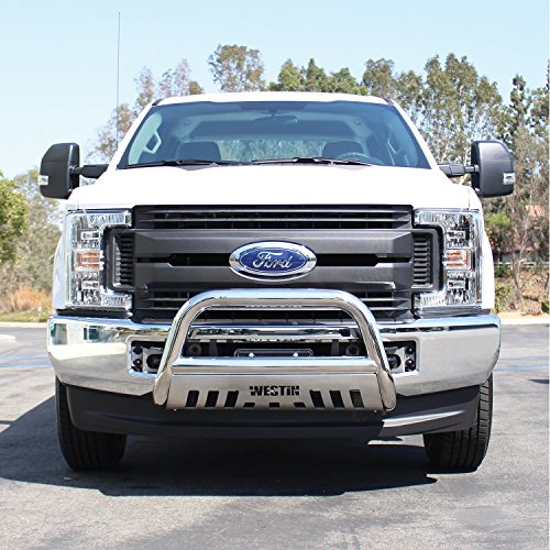 Image of Westin 31-5370 E-Series Bull Bar fits 2011-2016 F250 F350 F450 F550 Super Duty Stainless Steel