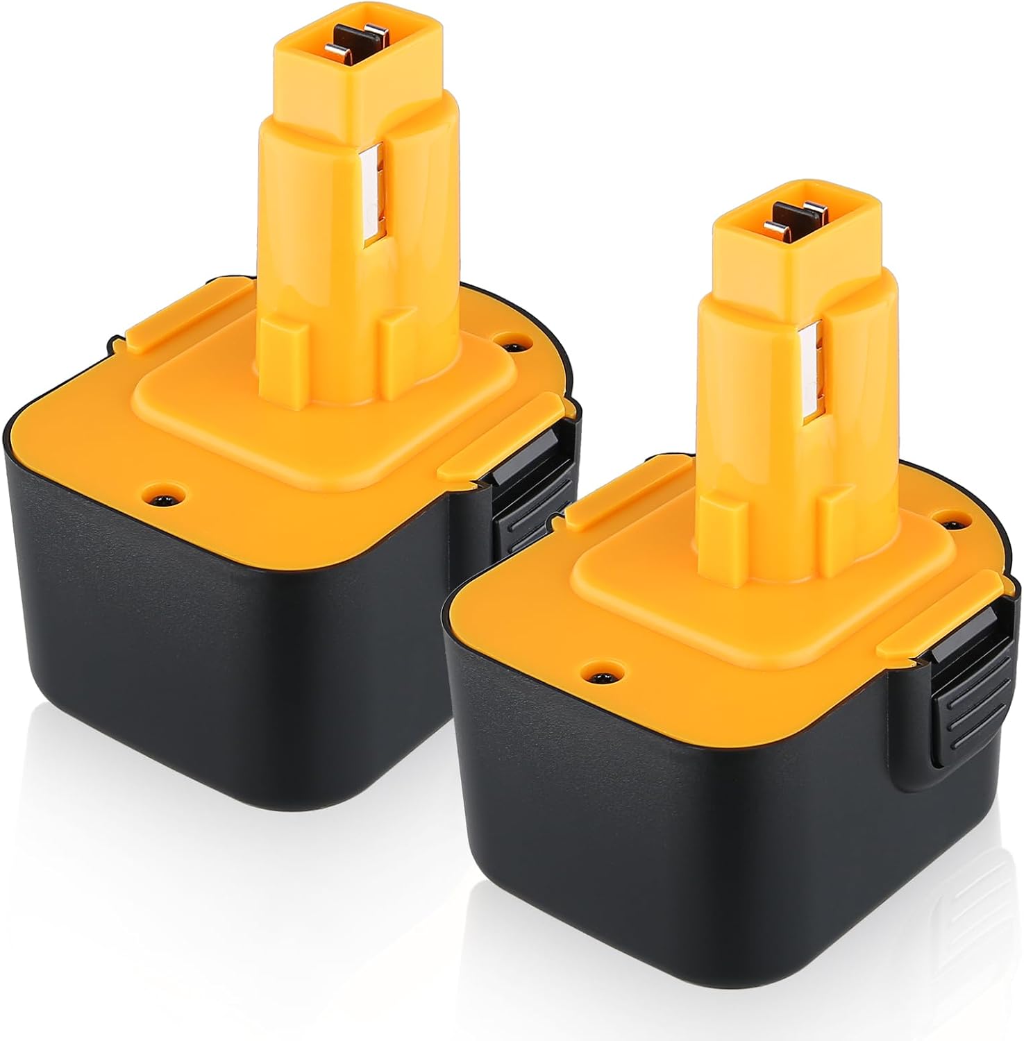 DC9071 4800mAh 12V Ni-Mh Battery Replacement for Dewalt 12V Battery DW9071 DW9072 DE9037 DE9071 DE9072 DE9074 DE9075 Compatible with Dewalt 12Volt Tools and Charger 2Pack