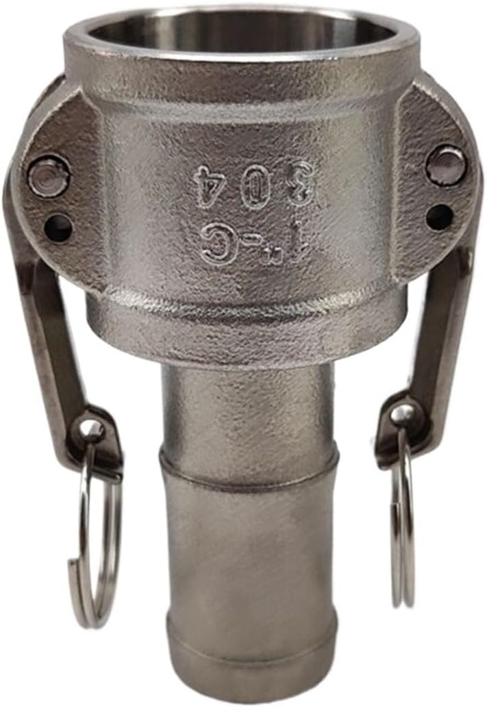 1Pcs Craft Beer Stainless Steel 316 Tie Rod Connector Type A to 1 Inch Female Thread Home Brewing Beer Accessories(C)