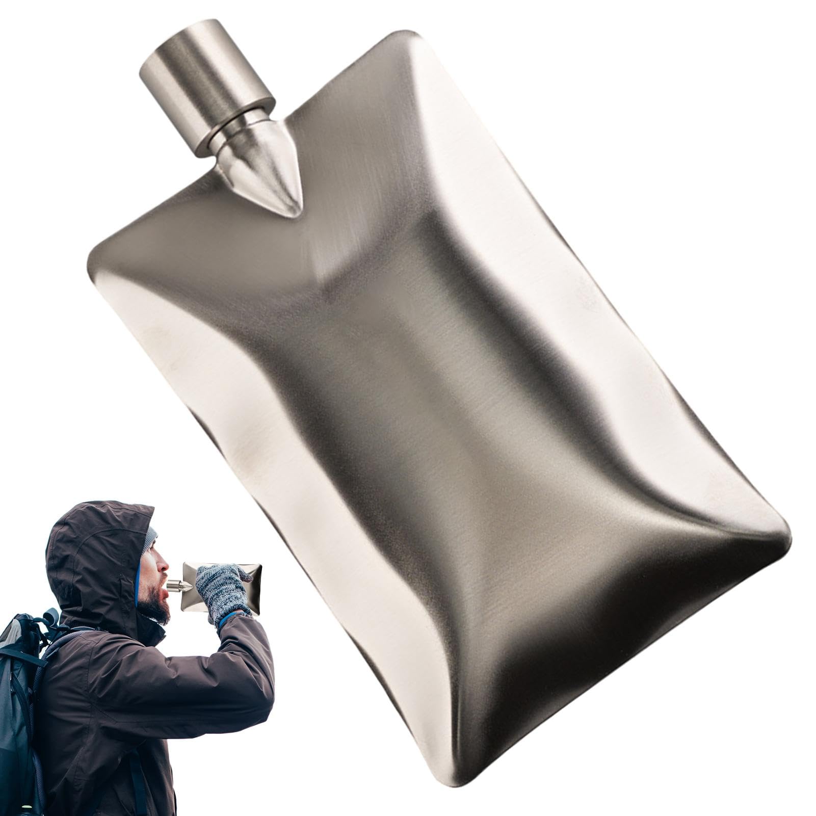 Bouteille de vin étanche de poche et flacon pour liqueur anti-fuite