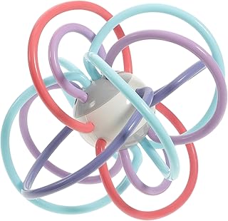 Hohopeti 1Pc Pegue A Bola De Silicone Brinquedos Infantis Brinquedos De Silicone Brinquedos Infantis Sílica Gel Rosa Bebê Bola Sensorial Bebê Mordedor Bola Brinquedo Bola De Dedo Agarrando