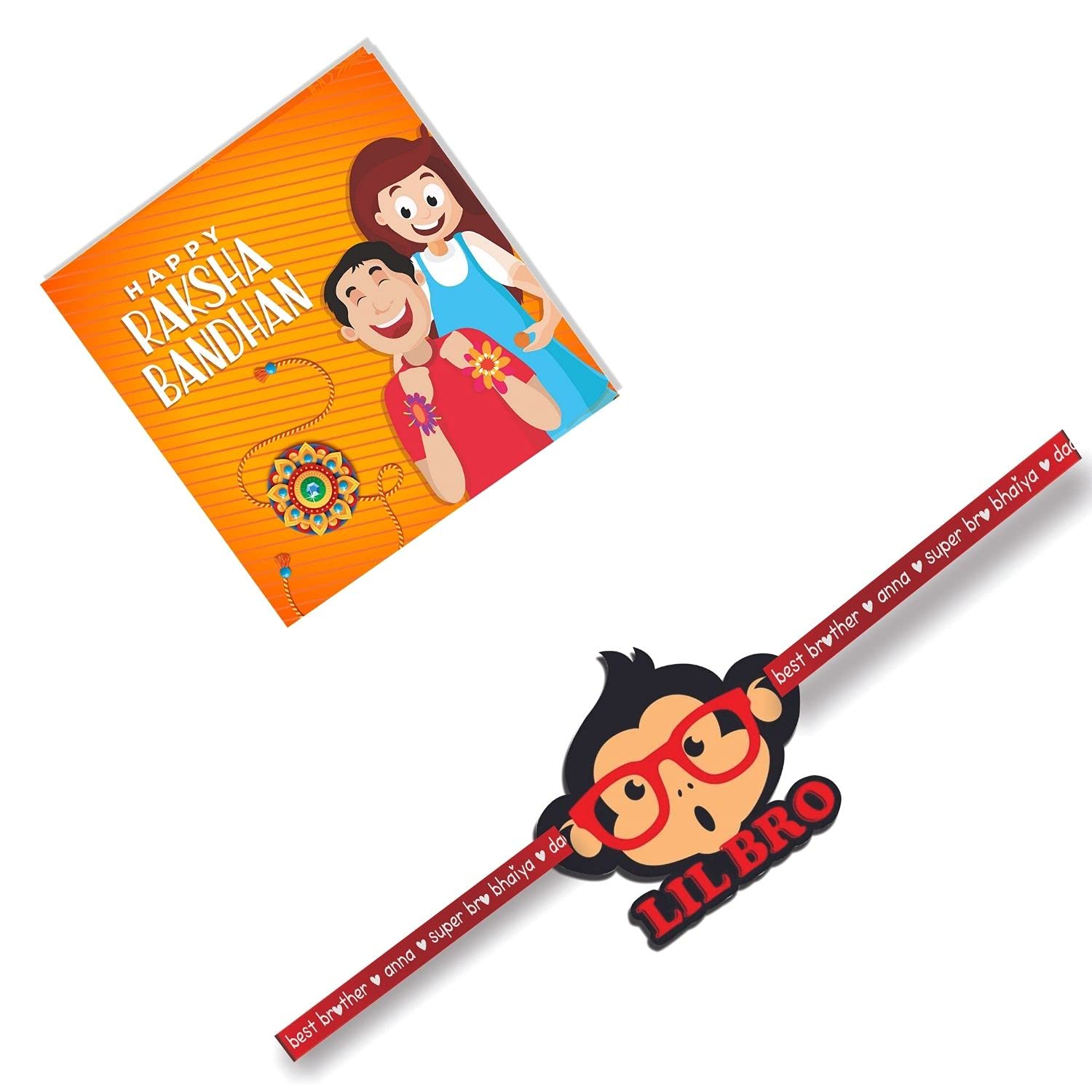 TheYaYaCafe Black Monkey Printed Acrylic Kids Rakhi Raksha Bandhan for Little Brother with Roli Tika, One Size (RK0215) (B07TSRXBHN) Amazon Price History, Amazon Price Tracker