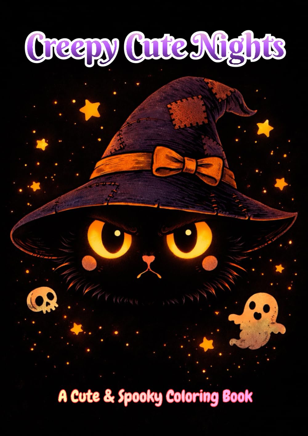 Creepy Cute Nights: A Cute & Spooky Coloring Book