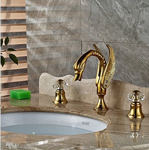 Mélangeur de lavabo Gowe double commande robinet haut de gamme en laiton - 5
