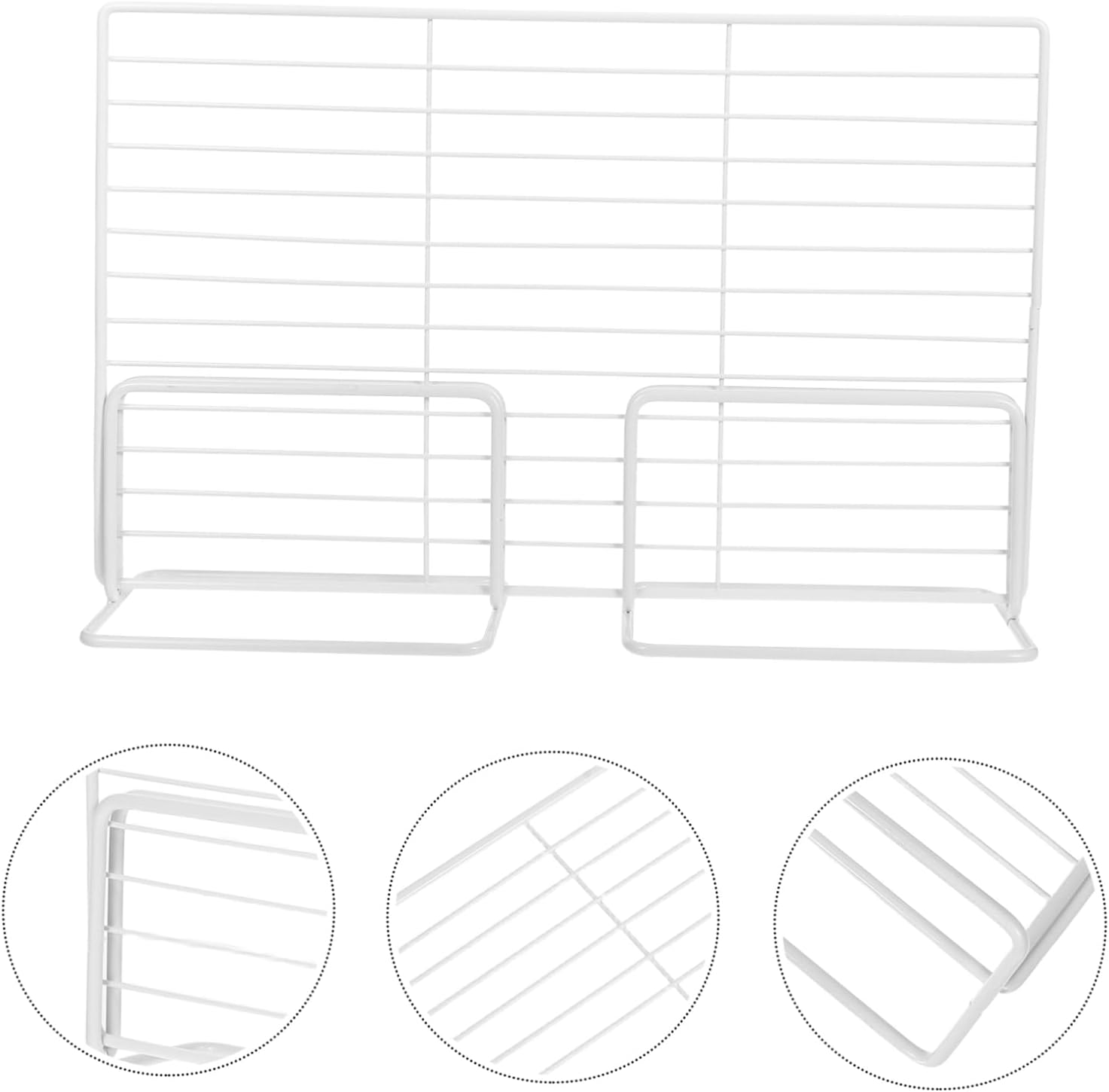 Alipis Freezer Mesh Partition Iron Organizer for Fridge Heavy Duty Wire Shelves Extendable