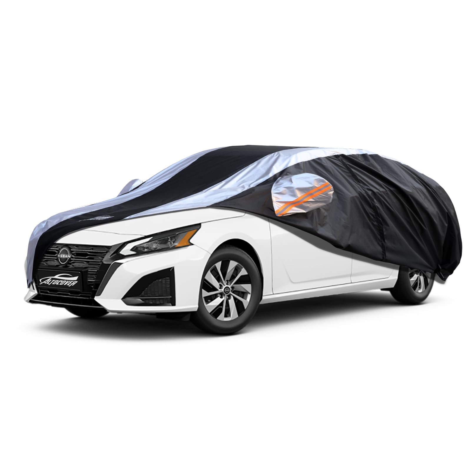Altima Car Cover Waterproof All Weather with Silver Strip Design Custom Fit for Altima 2005 2025 Accessory with