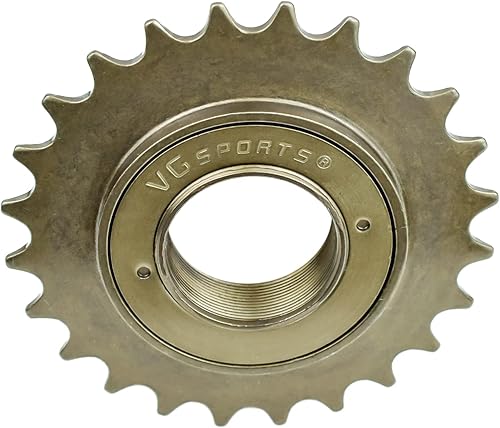Miniatura 11 de VG SPORTS Rueda libre de bicicleta de una sola velocidad, 16T/18T/20T/22T/24T Compatible con piezas de repuesto Freehub tipo roscado de rueda libre