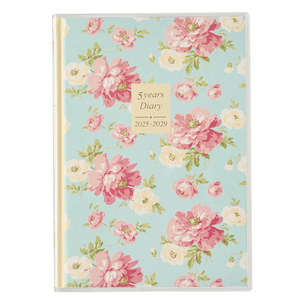 Amazon.co.jp: 能率 ペイジェム 日記 2025年 A5 メモリー 5年連用