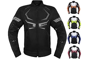 MOTORCYCLE JACKET MENS - Waterproof All Season CE Armored Motorcycle Jackets