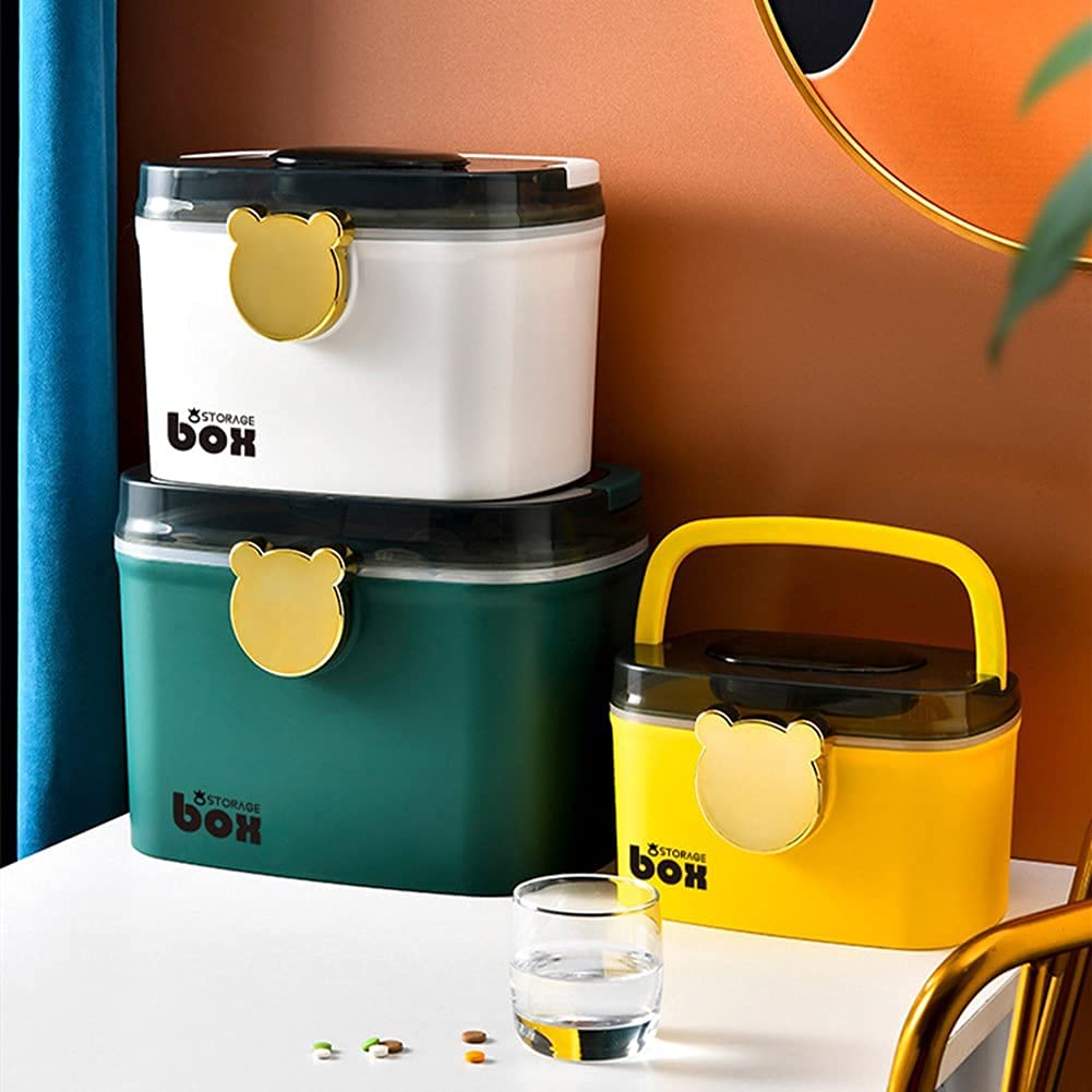 Botiquín de Primeros Auxilios Botiquín Botiquín de Primeros Auxilios Botiquín de Primeros Auxilios vacío Botiquín de Primeros Auxilios para el hogar Caja de Almacenamiento de medicamentos