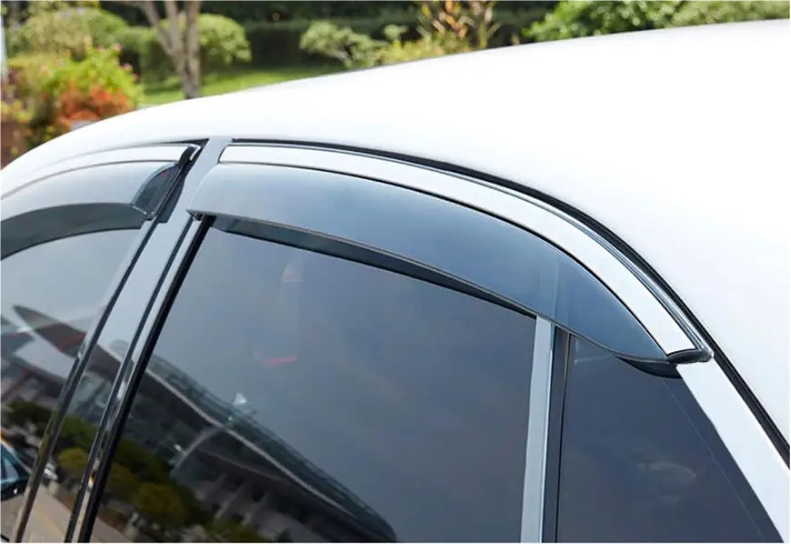 Window Visor Side Window Deflector Weather Shield Car Accessories Awnings Shelters Compatible with Jetour X50 2024 — view 4
