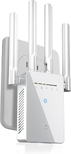 2026 New WiFi Extender Signal Booster, 14770 Sq.Ft WiFi Booster Extender for Home, Easy Setup Internet Extender WiFi Booster W/Ethernet Port, WiFi Repeater Compatible with 99% Routers, 5 Modes