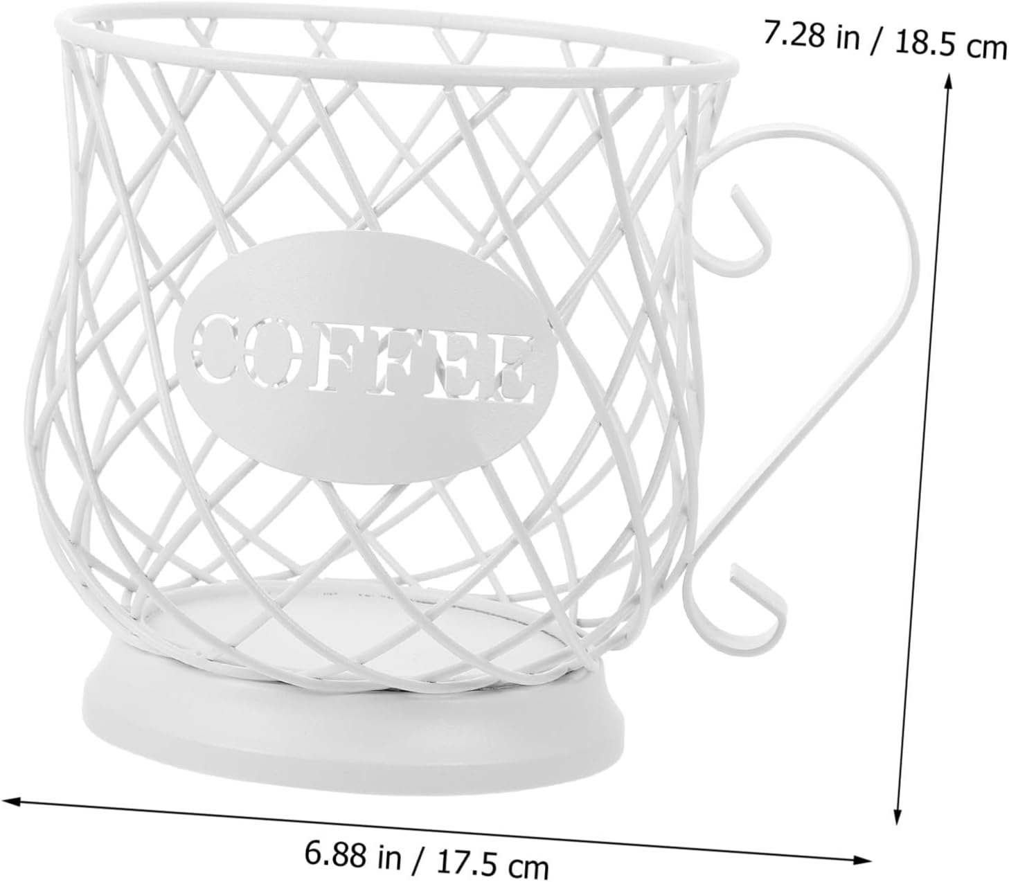 Coffee Capsule Holder Stylish Coffee Cup Storage Basket for Kitchen Organization for Various and Snacks