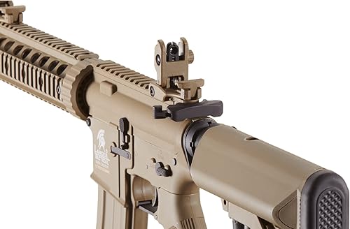 Miniatura 9 de Lancer Tactical Gen 2 M4 SD - Rifle de nailon de 9 pulgadas AEG Airsoft con batería Nimh de 9.6 V 1600 mAh, cargador y 1000 rondas de 0.01 oz BB