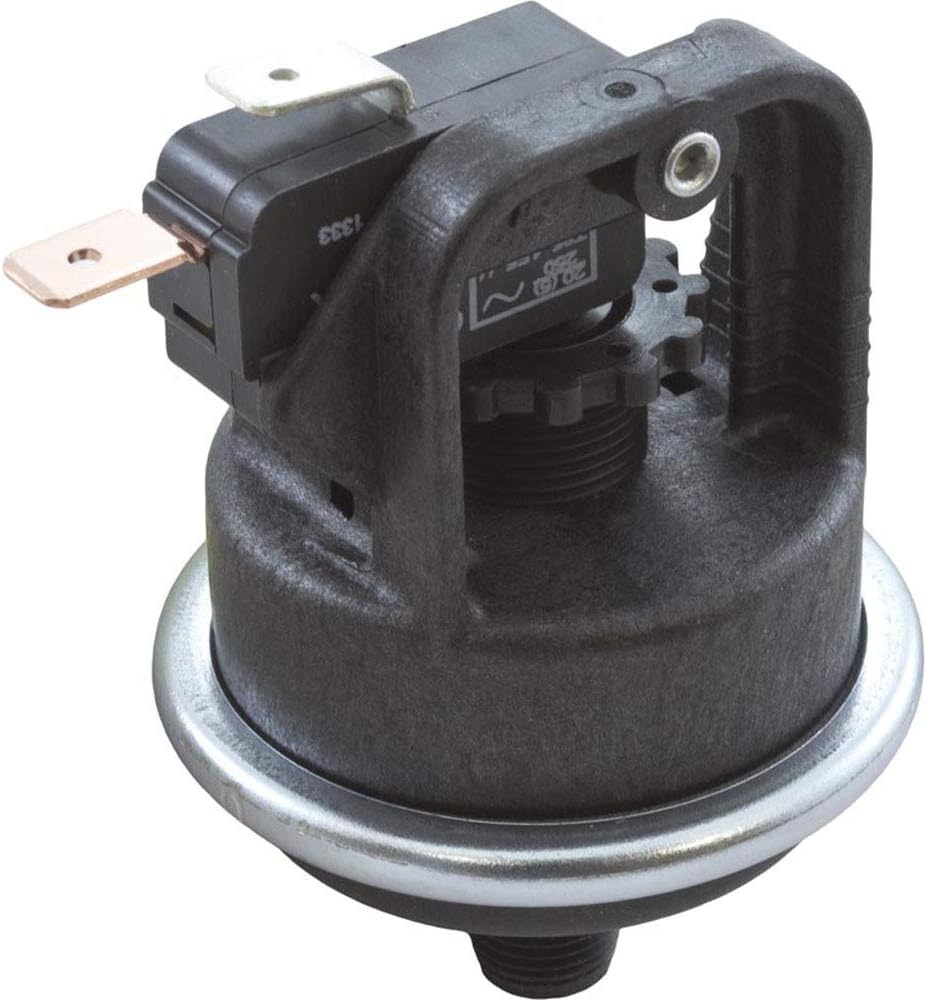 Pressure Switch 4010P, 25A, Tecmark, 1/8" mpt, SPNO, Plastic