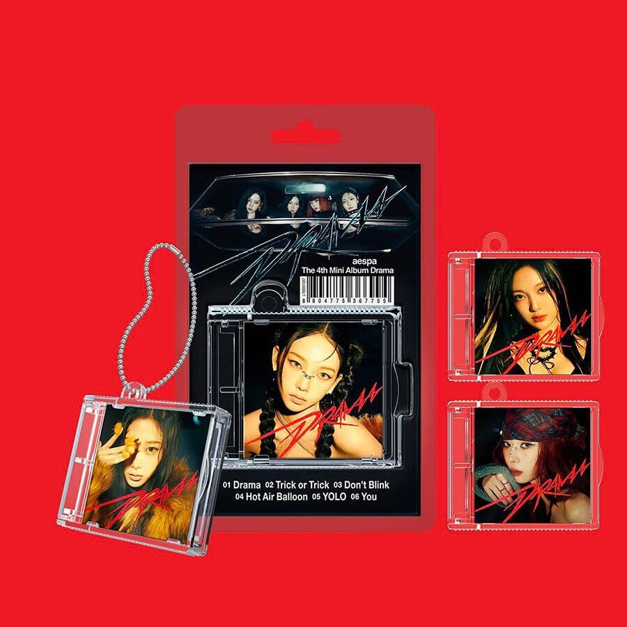 (SMINI Ver.) AESPA DRAMA El 4 Mini Álbum (4 Ver Set. + 1ea Store Tarjeta de fotos de regalo) K-POP SELLADO