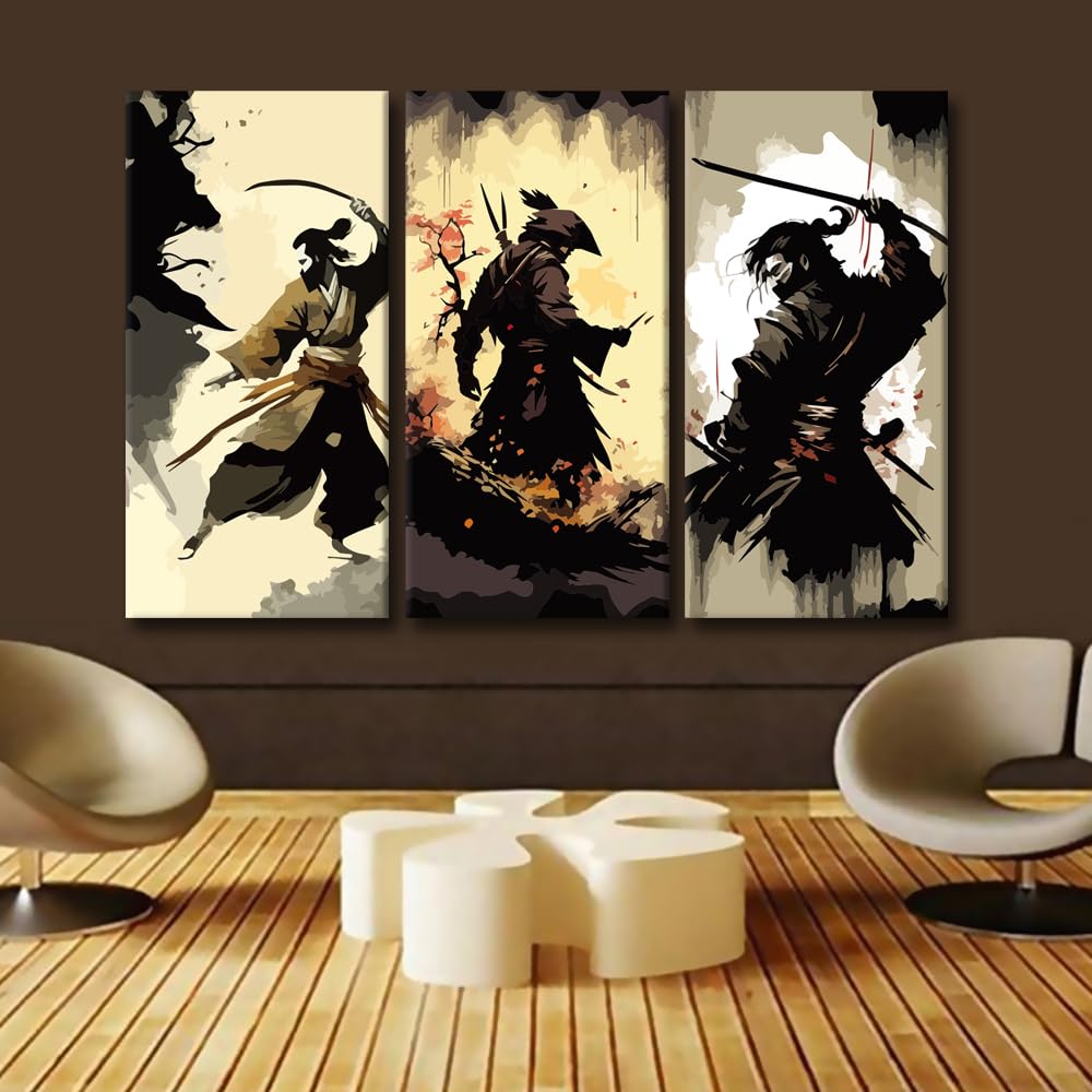 Amazon.com: Wall Art for Living Room Ninjutsu Japanese Canvas Wall