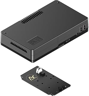 Argon ONE V5 M.2 NVMEケース Raspberry Pi 5用 | M.2シングルNVME PCIEスロット付きPi 5用アルミニウムケース | パッシブおよびアクティブ冷却 | デュアルフルHDMIポート | Key-M M.2 2230/2242/2260/2280 NVME対応