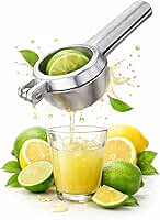 Espremedor de Limão Potente em Alumínio, Super Resistente, Extração Total de Suco, Não Enferruja, Prático e Rápido de Usar, Ideal para Cozinha Moderna e Drinks – Qualidade Premium
