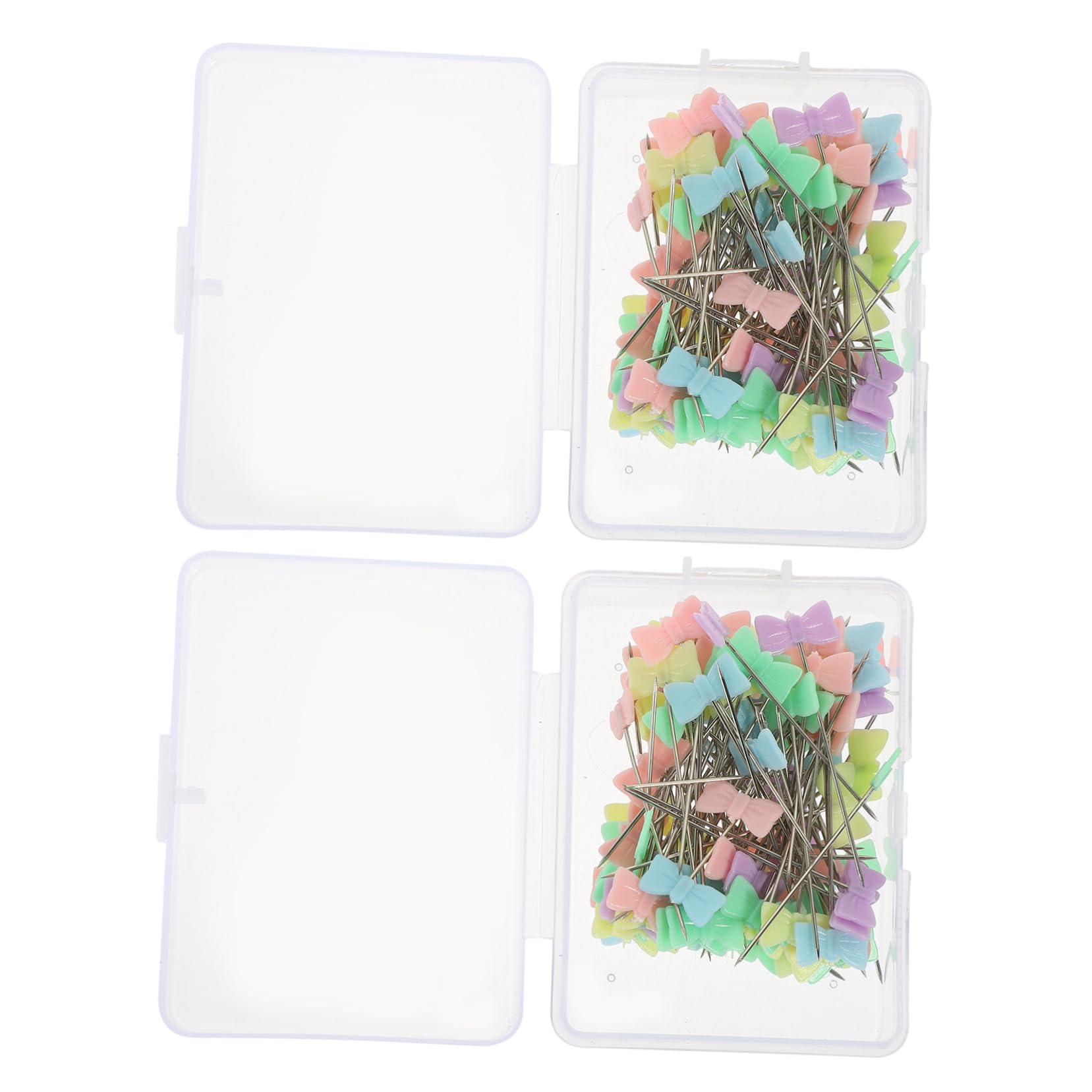BEBEMOKO Sewing Embroidery Kit 200pcs Silk Pins Flower Head Pins Creative Head Pin Embroidery Straight Pin Positioning Pin for Craft Lovers