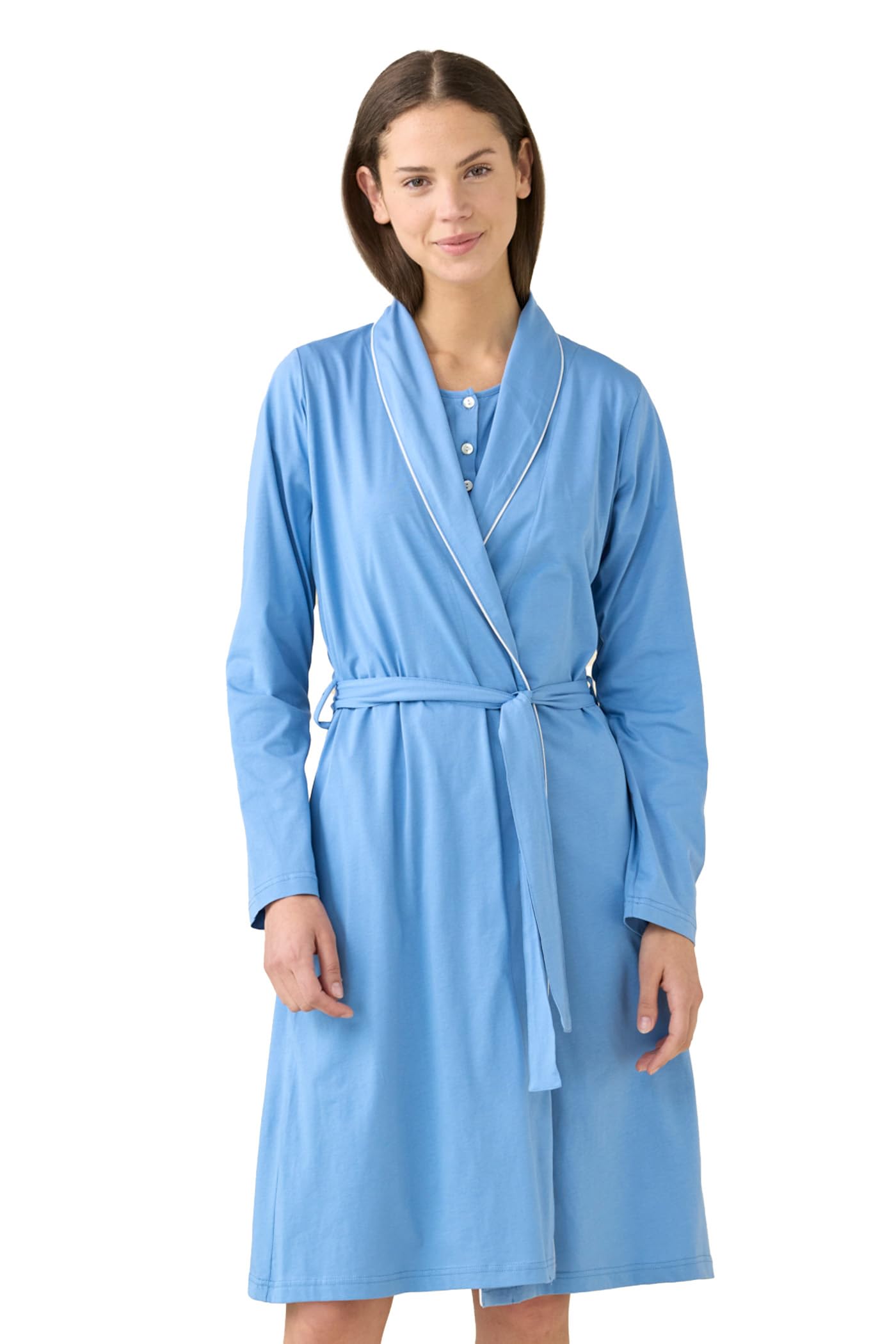 Noidinotte -Vestaglia donna estiva in cotone articolo essential.