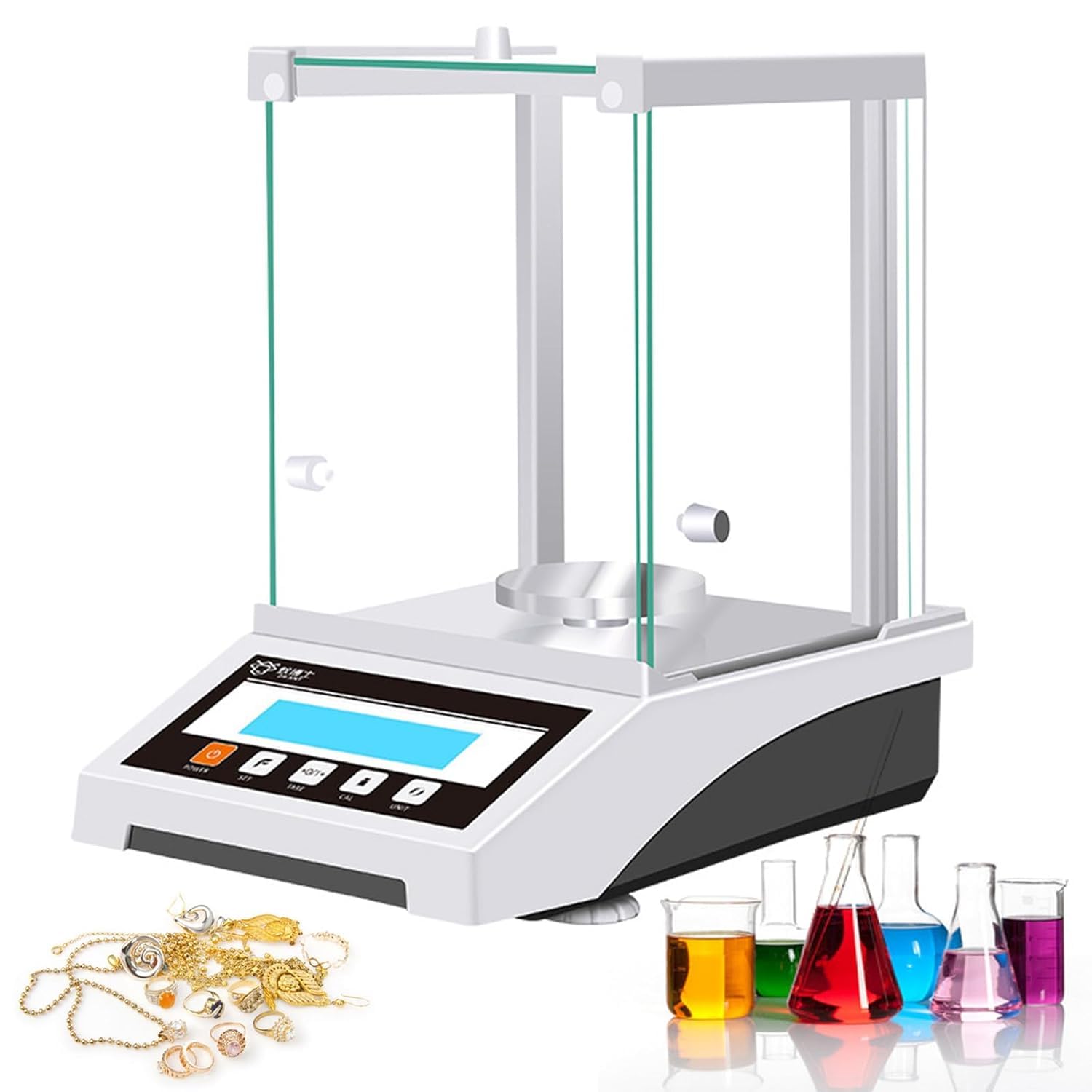 MYUYEE High Precision Scale, Electronic Balance Scale, 0.001G Accuracy Lab Analytical Balance Scale Jewelry Scale,With Lcd Display (110G/0.001G)