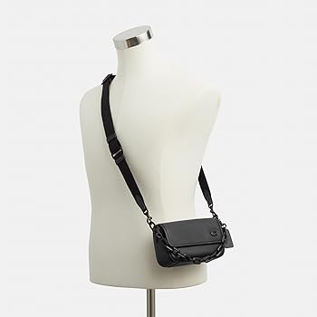 Amazon | コーチチャータークロスボディ、ブラック。, ブラック, One